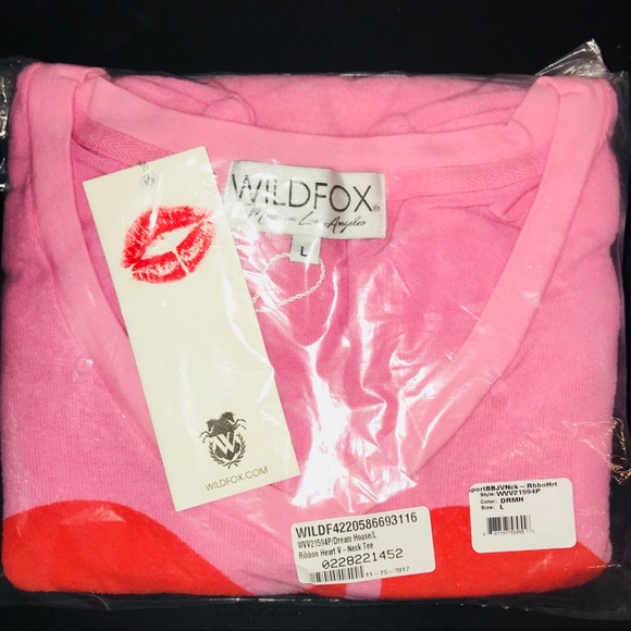 SALE✨💝 WILDFOX Ribbon Heart V Neck BBJ - Picture 7 of 8